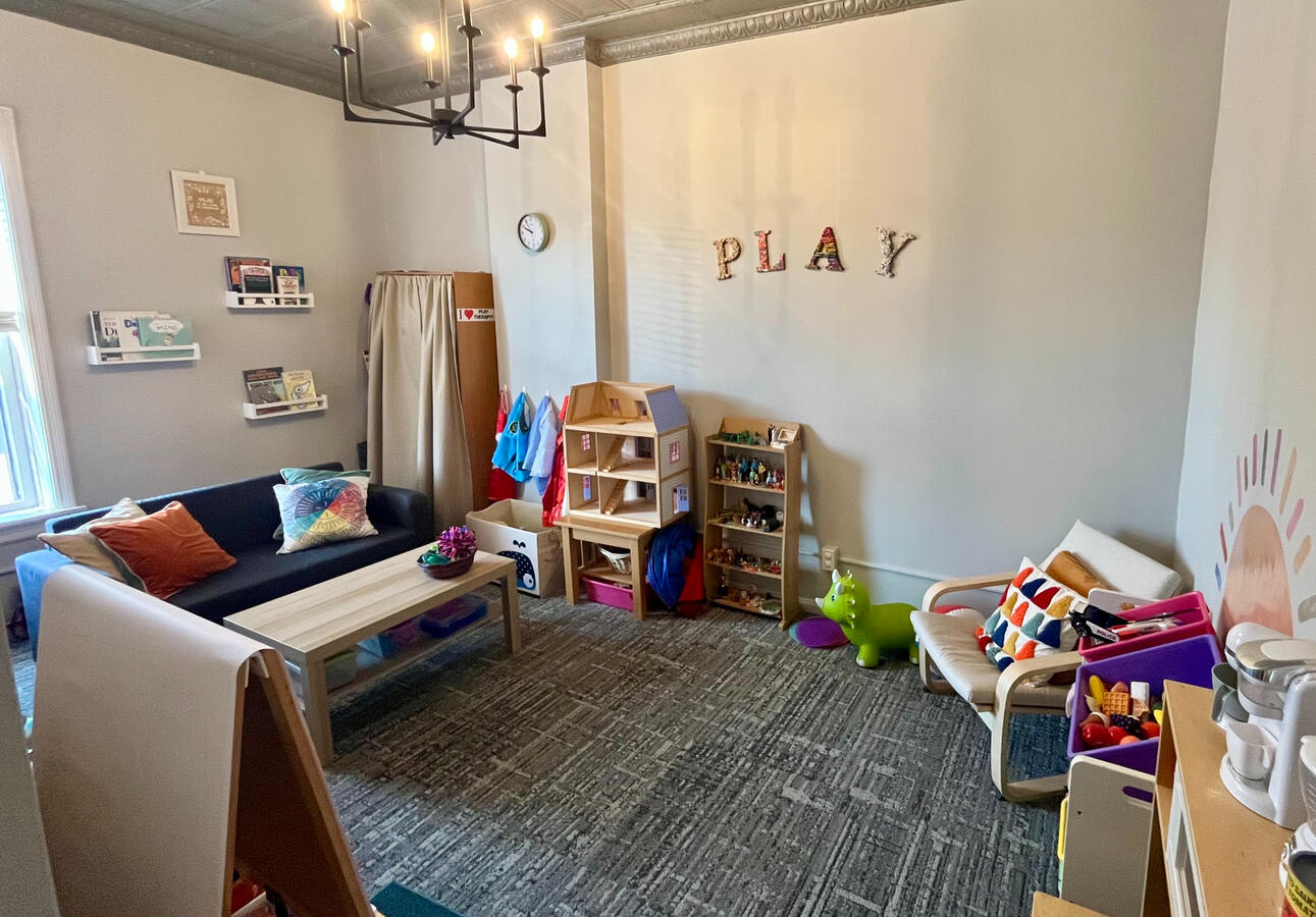 The PAYA Playroom/Office from the entrance.